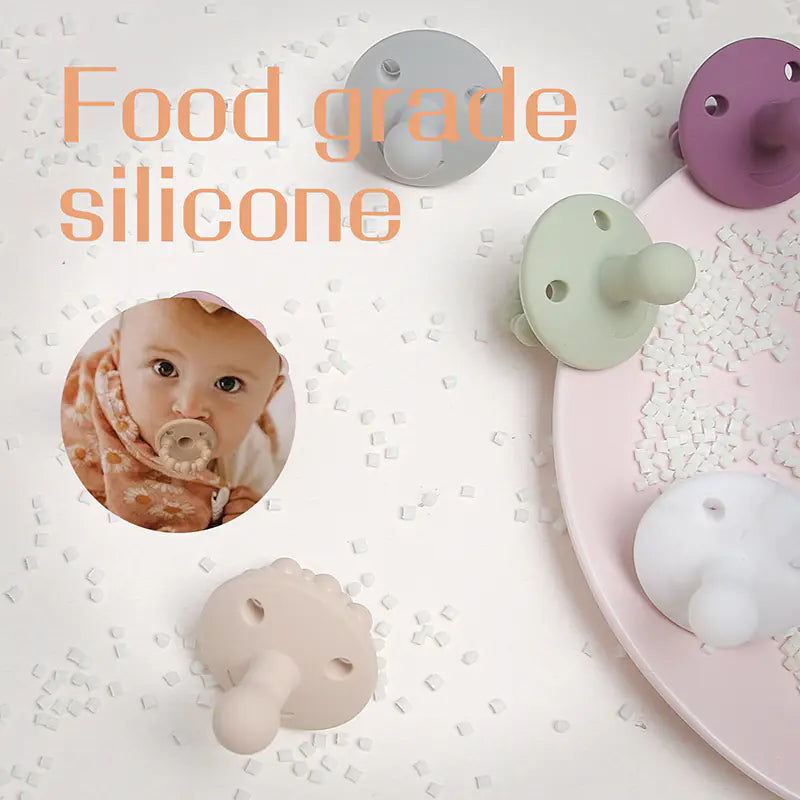 Anti-Colic Silicone Smiley Face Pacifier