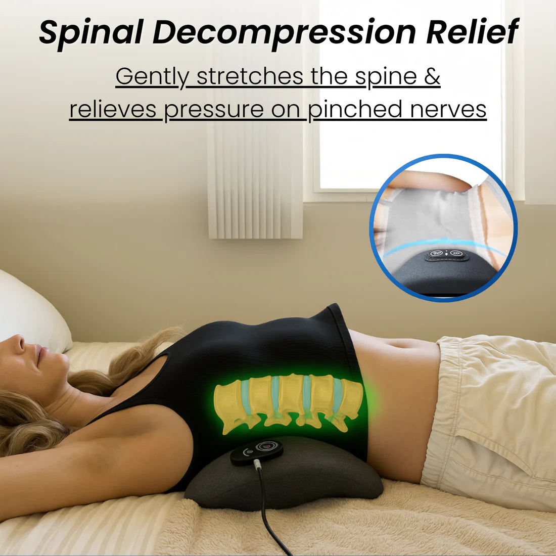LumbraCloud™ - 3 in 1 Lumbar Support Pillow