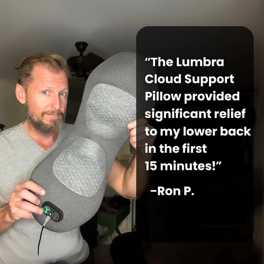 LumbraCloud™ - 3 in 1 Lumbar Support Pillow
