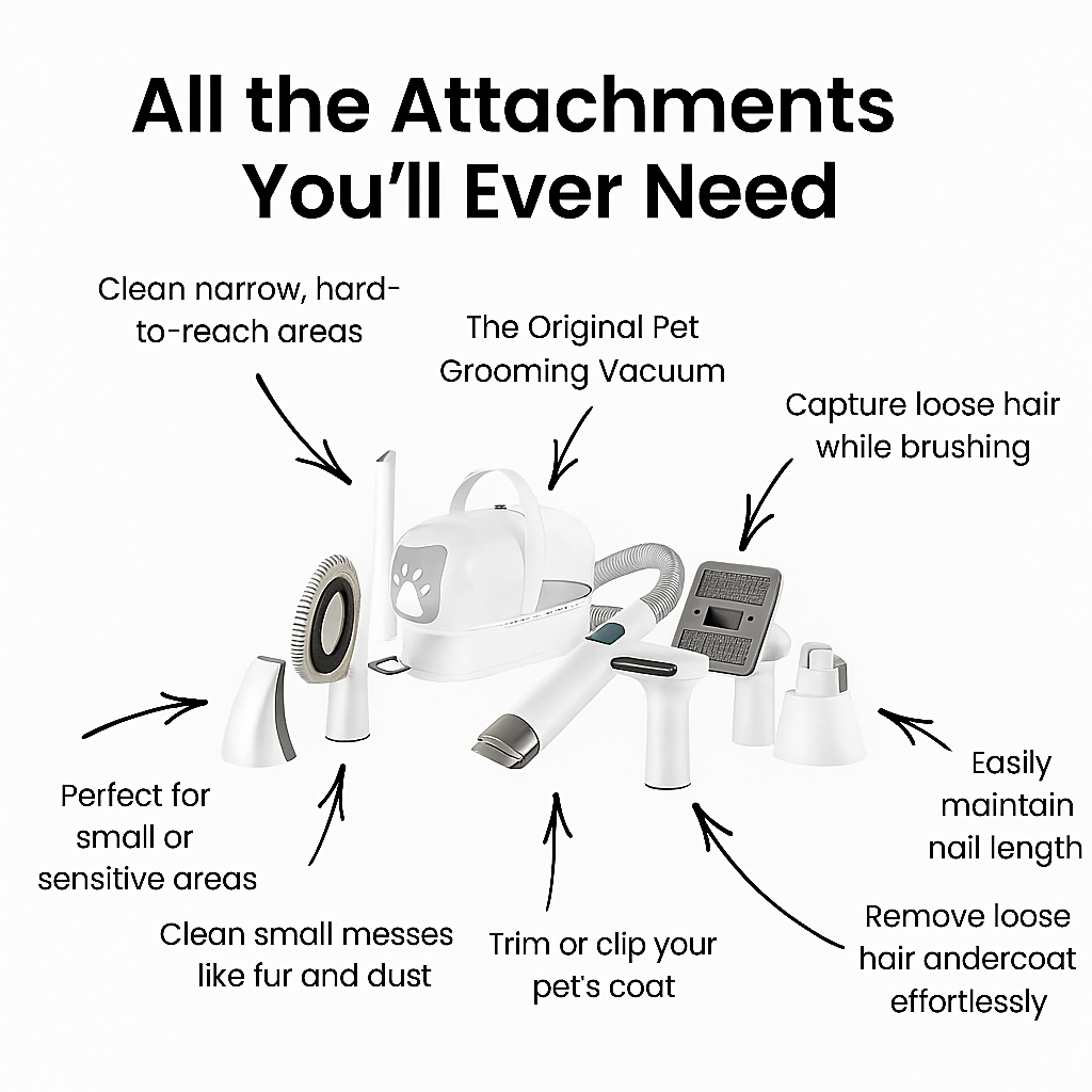 PawVana™ - 7 in 1 Pet Grooming Kit